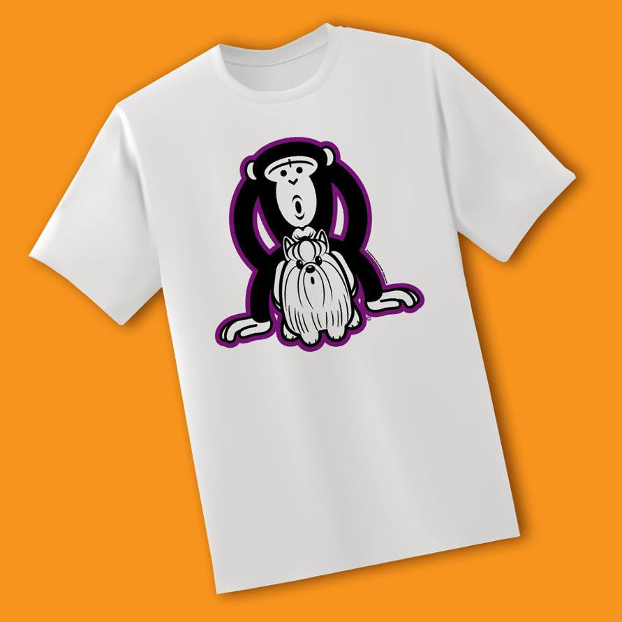 Screwing the Pooch<br/>White T-Shirt - My Bad Co.